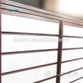 affichage acrylique lumineux lumineux de cabine de slatwall pour l&#39;exposition, mur acrylique d&#39;affichage de slatwall